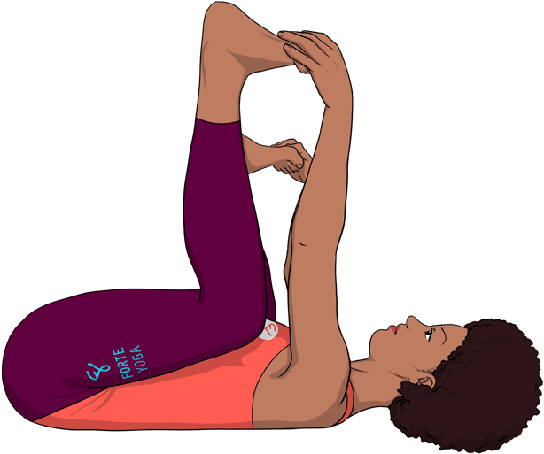 Yoga Clipart Baby Yoga - Happy Baby Pose Benefits (900x675), Png Download