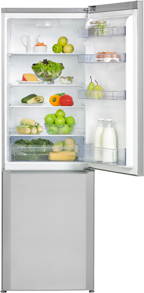 Defy C385 Double Door Fridge Dac512 - Refrigerator (533x1000), Png Download