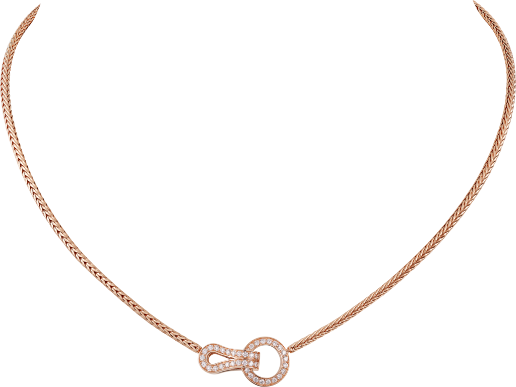 Agrafe Necklacepink Gold, Diamonds - Pearl Necklace (1024x768), Png Download