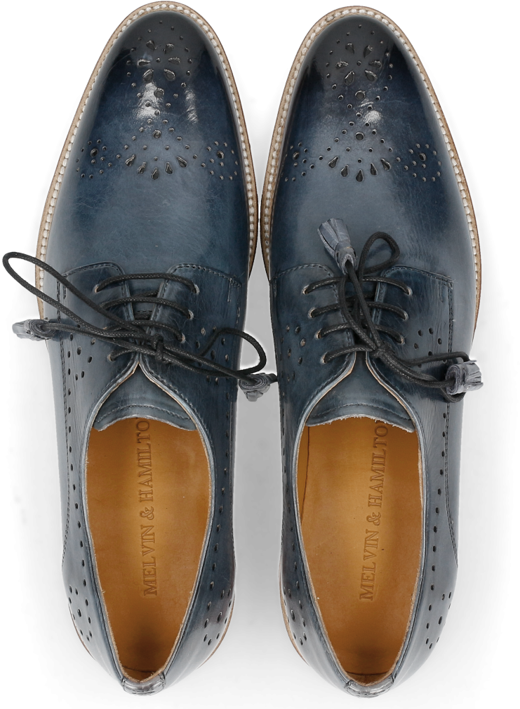 Derby Shoes Betty 2 Satellite - Leather (1024x1024), Png Download