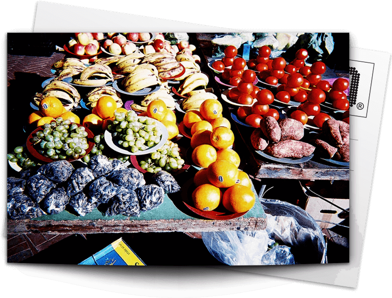 Post Card Mixed Fruit - Mandarin Orange (1000x1000), Png Download