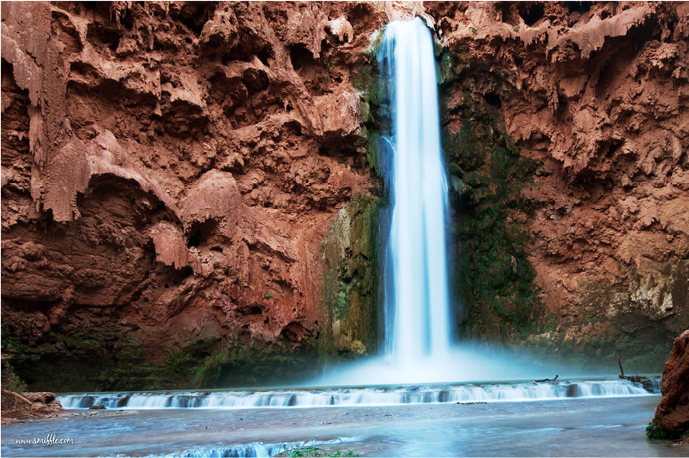 Waterfalls - Wfs057 - Mooney Falls (1000x1000), Png Download