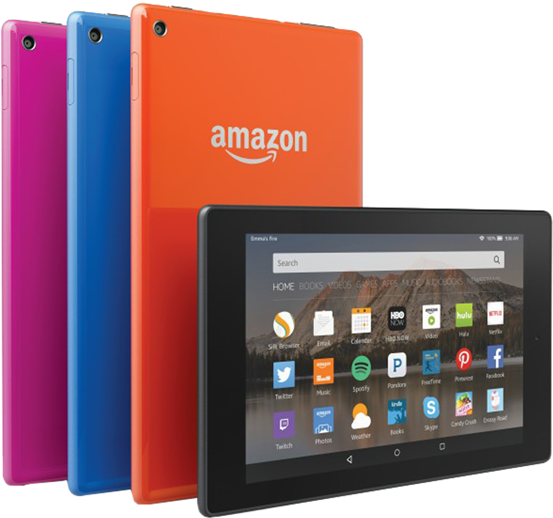 Download Hd Amazon Reveals Thinner Fire Hd Tablets 10 Inch Amazon Fire Tablet Transparent Png Image Nicepng Com