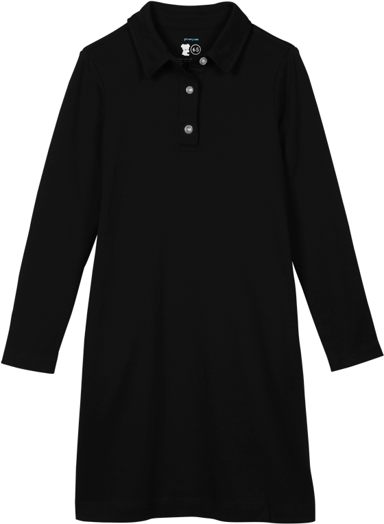 Child Wearing The Clearance Ls Polo Dress In Kids Size - Dress (850x891), Png Download
