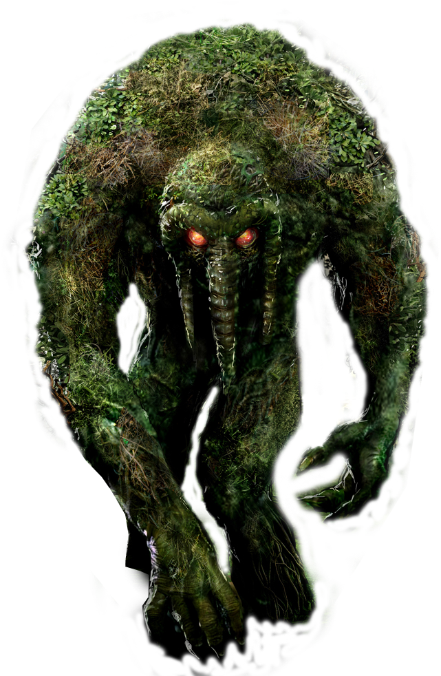 Man Thing By Hb Transparent-db0hcaq - Man Thing Marvel Png (675x1200), Png Download