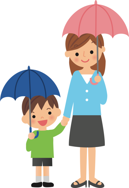 515 X 750 7 - Person With Umbrella Clipart (515x750), Png Download