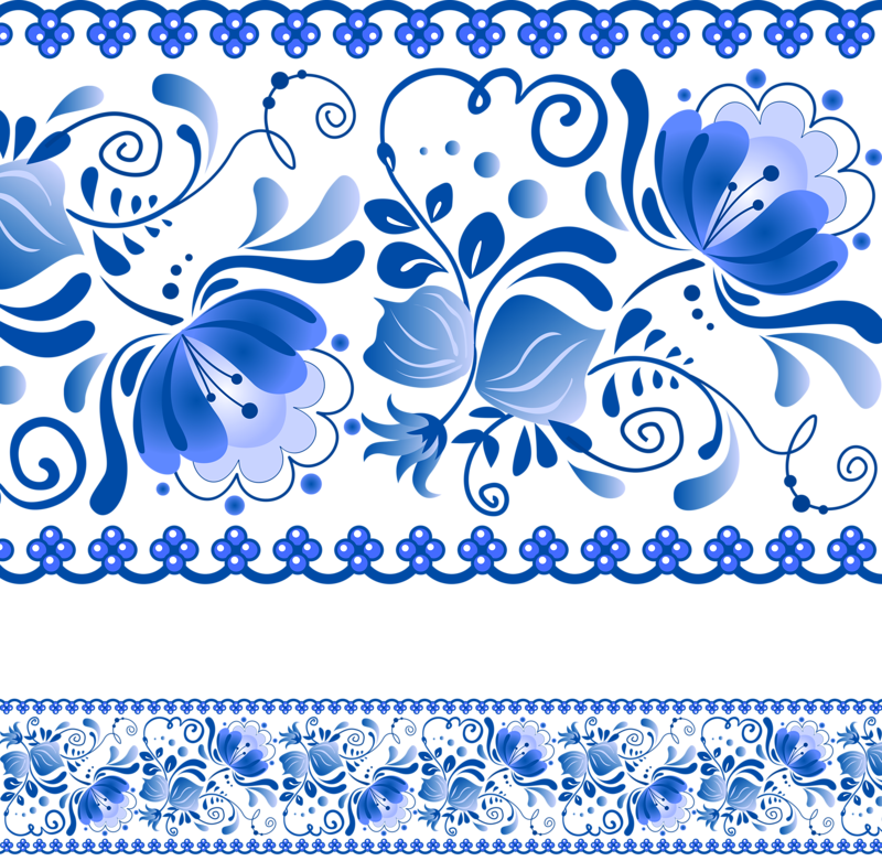 Blue Floral Background - Болгарский Национальный Орнамент Eps (800x781), Png Download