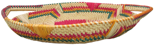 Round Ghanaian Tray - Storage Basket (800x600), Png Download