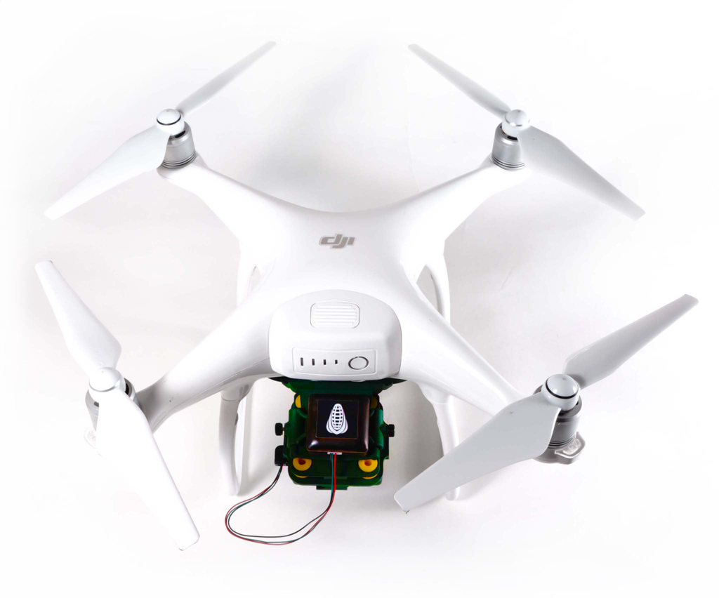 Dji Phantom 4 Survey 3/2/1 Tilting Single Camera Mount - Drone (1024x852), Png Download