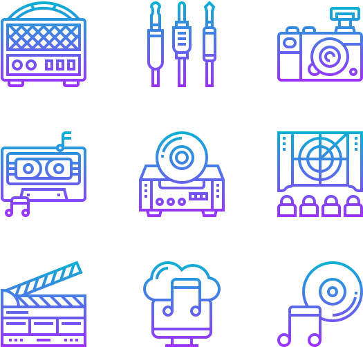 Music And Multimedia (600x564), Png Download