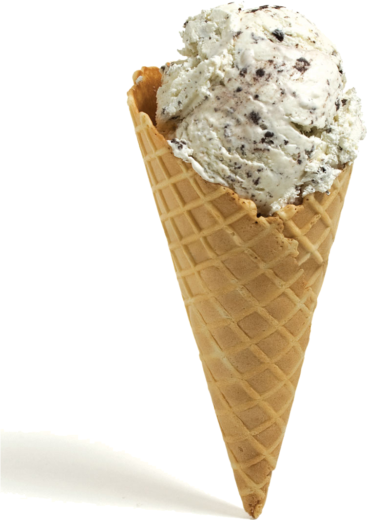 Wafer Ice Cream Png Download Image - Cookies And Cream Waffle Cone (800x1109), Png Download