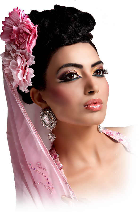 Download Hd Asian Bridal Makeup Mulher Indiana Png Transparent Png Image Nicepng Com