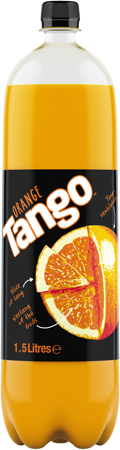 Tango Orange Bottle 12 X - Tango Orange 1.5 L (1500x1500), Png Download