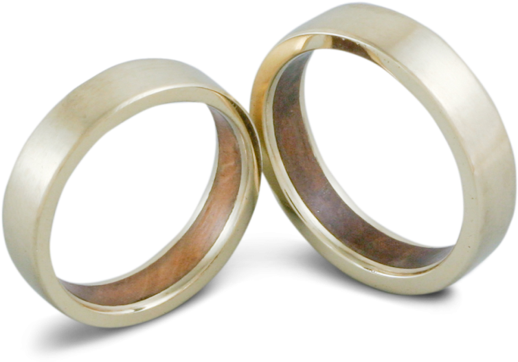 John His And His - Titanium Ring (800x800), Png Download