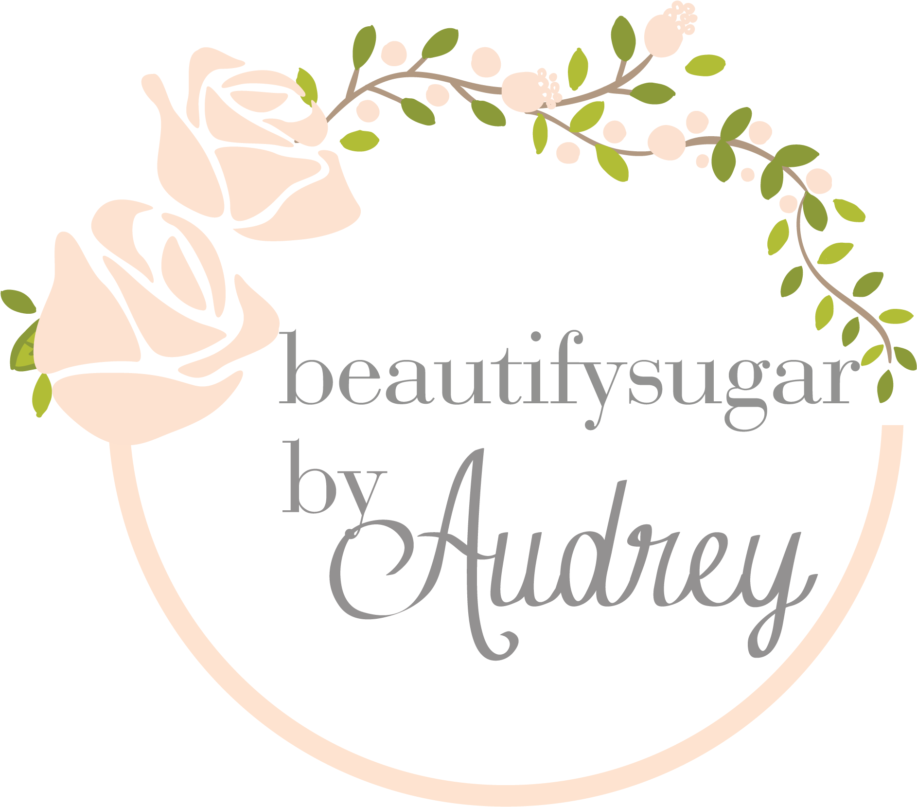 Logo Design For Beautifysugar By Audrey - Vintage Flower Logo (2000x2000), Png Download