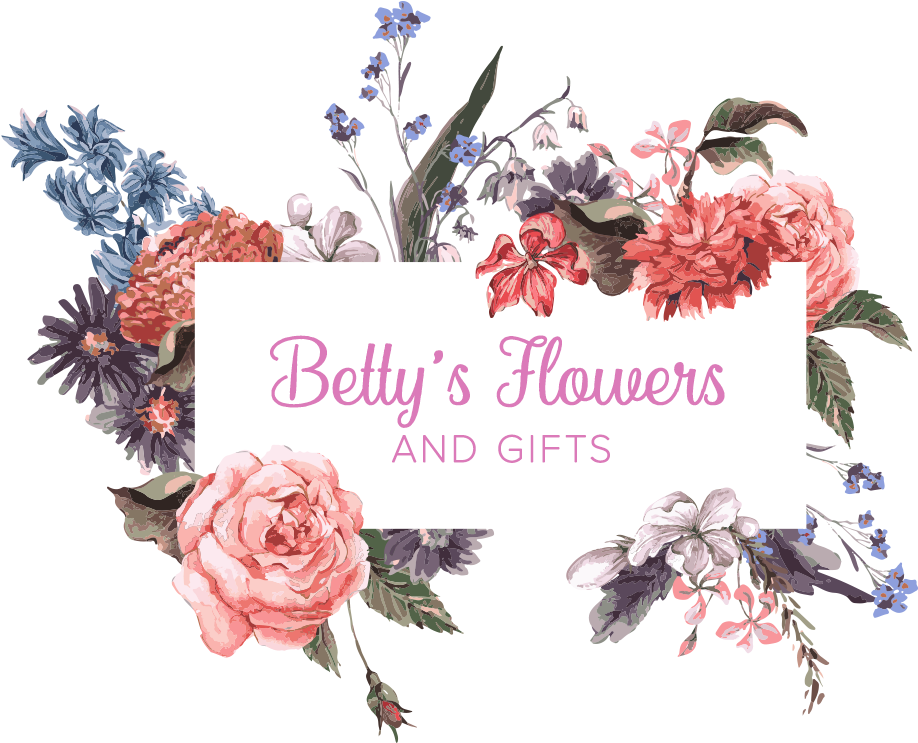 Betty's Flowers And Gifts - Happy Birthday Betty Flowers (981x757), Png Download