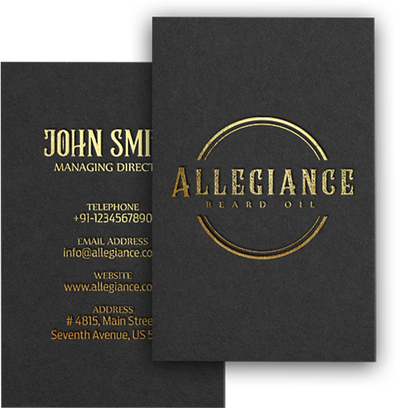 Business Cards Designer - Calligraphy (671x1141), Png Download