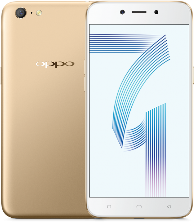 Oppo A71 Front Back - Oppo A71 Prix Maroc (800x800), Png Download
