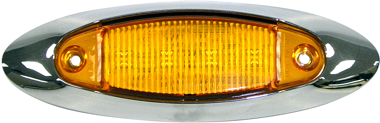 Led Exterior Lights With Chrome Bezels - Grille (1338x447), Png Download