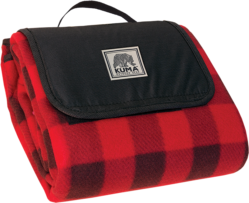 This Kuma Fleece Picnic Blanket Has A 100% Coated Polyester - Handbag (800x663), Png Download