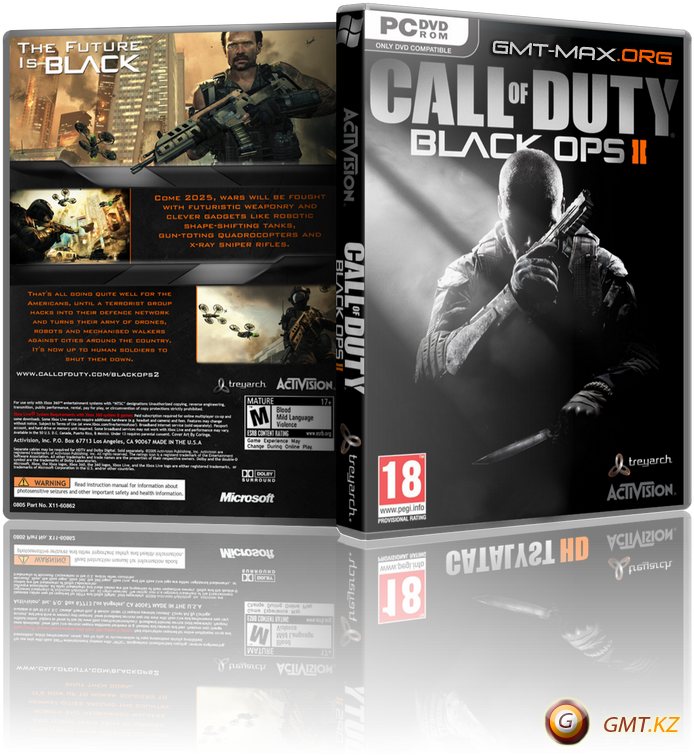 Call Of Duty - Call Of Duty Black Ops Ii Game (694x756), Png Download
