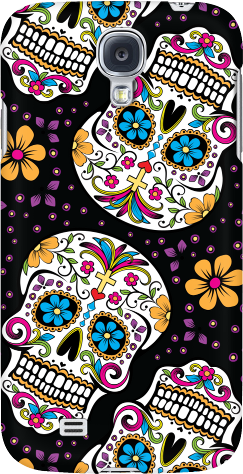 Coque Samsung Galaxy S5 Tete De Mort (1024x1024), Png Download