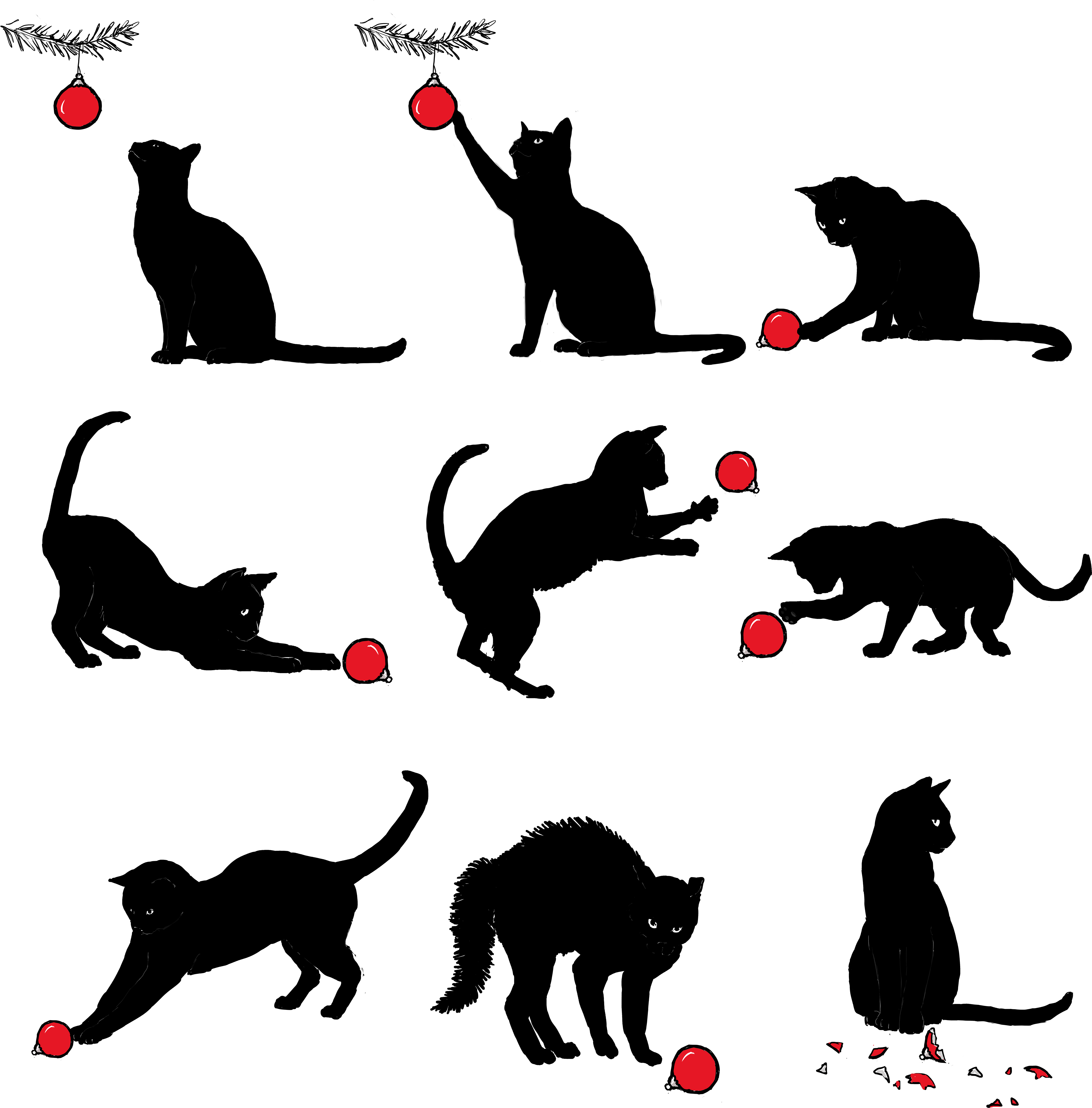 Reblogged From Bluebellofbakerstreet - Cat Grabs Treat (6000x6000), Png Download