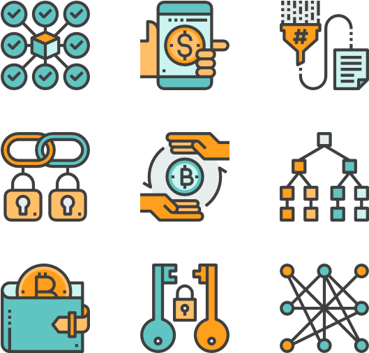 Cryptocurrency Blockchain - Iconos Para Infografias Png (600x564), Png Download