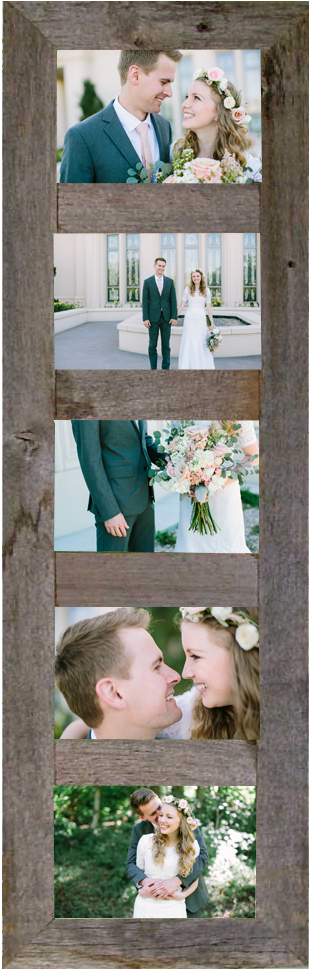 Vertical Barnwood Panel Frame For 5″ X 7″ Pictures - Photograph (504x968), Png Download