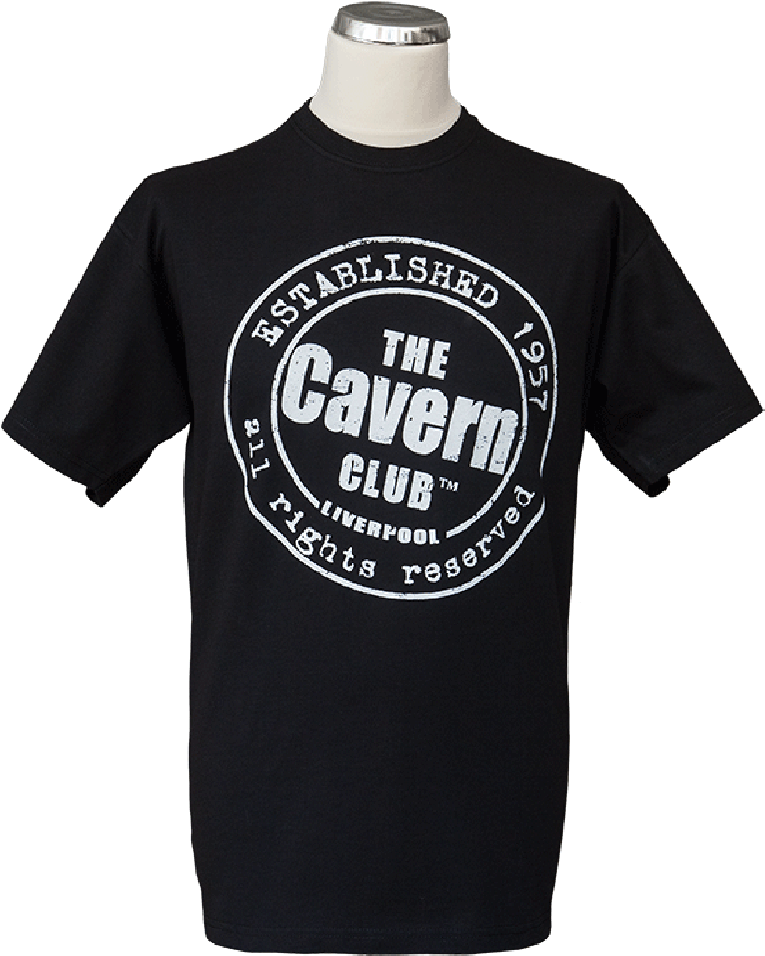 Iconic Cavern Club Round Logo T-shirt With Stamp Effect - Active Shirt (2000x2000), Png Download