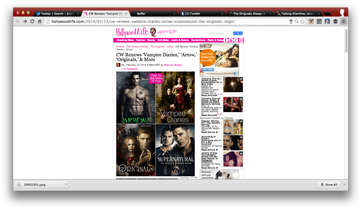 Screen Shot 2014 02 13 At - "supernatural" (2005) (1394x814), Png Download