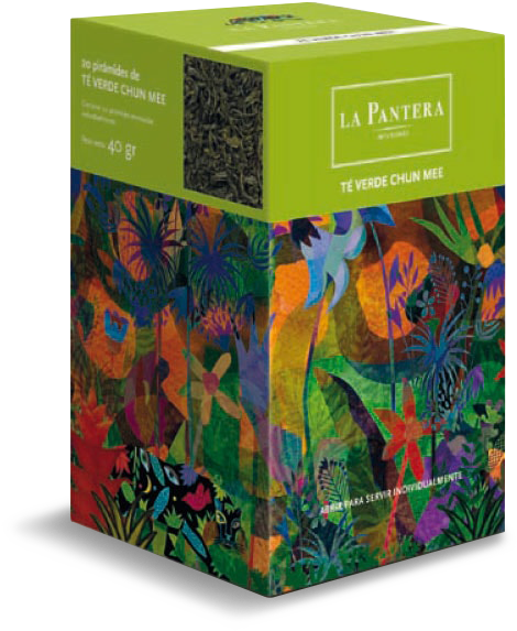 Green Tea Chun Mee - Fuchsia (600x660), Png Download