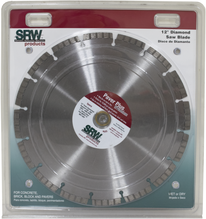 Srw Products 12" Paver Plus Premium Turbo Segmented - Srw (800x790), Png Download