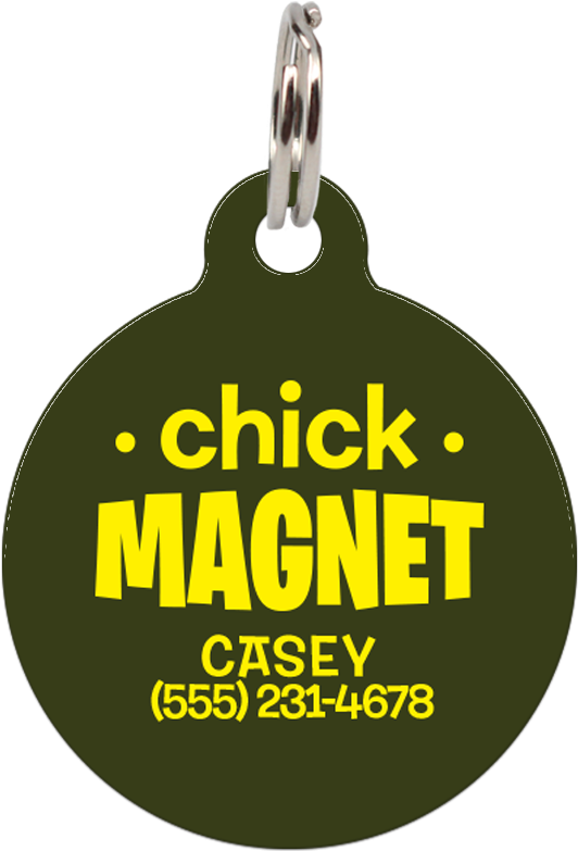 Chick Magnet - Pendant (803x802), Png Download