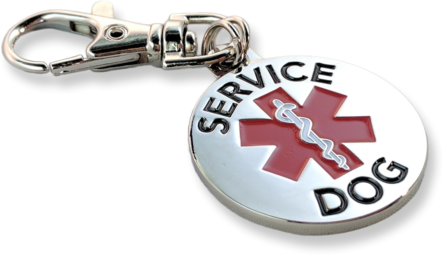 Service Dog Collar Tag (1500x1500), Png Download