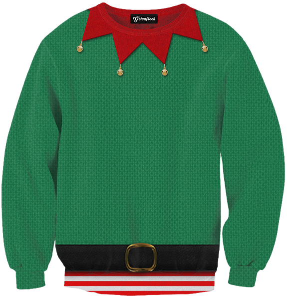 Ugly Christmas Sweater Png (600x600), Png Download