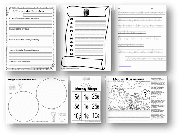 Presidents Day Worksheets For Kids - Document (640x487), Png Download