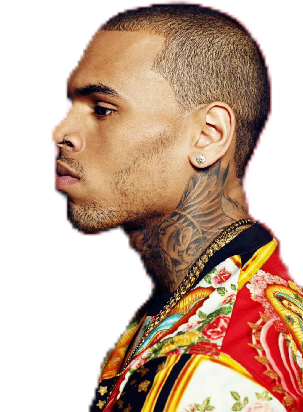 Report Abuse - Chris Brown (1024x1392), Png Download