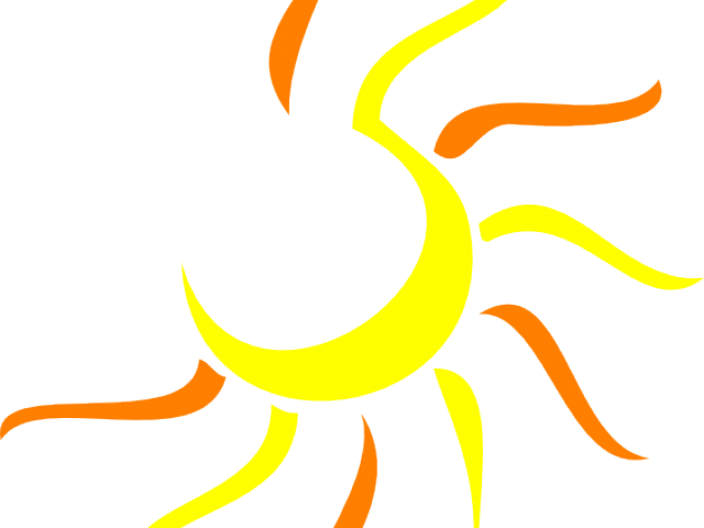 Ray Clipart Halfsun - Clip Art (640x480), Png Download