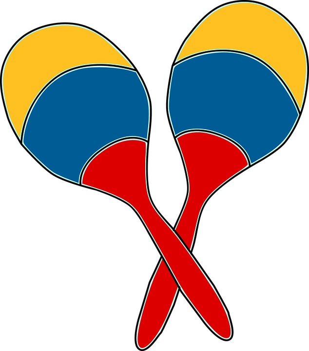 Instrumentos Musicais Pinterest Free - Maracas Png (634x720), Png Download