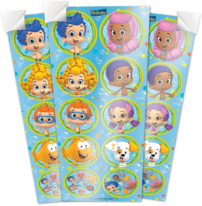 Adesivo Bubble Guppies (990x990), Png Download