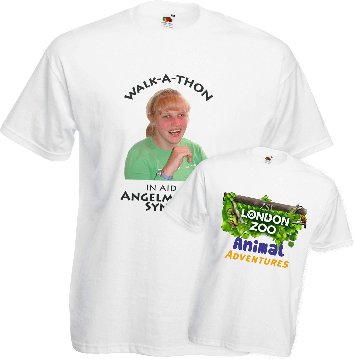 Full Colour White T Shirt - Active Shirt (1500x1500), Png Download