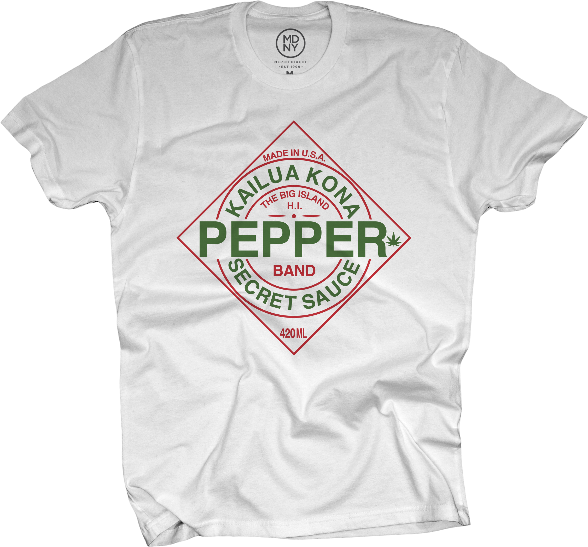 Secret Sauce White T-shirt $25 - Active Shirt (2251x2093), Png Download