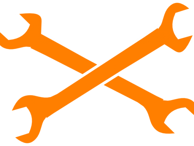 Wrench Clipart Orange (640x480), Png Download