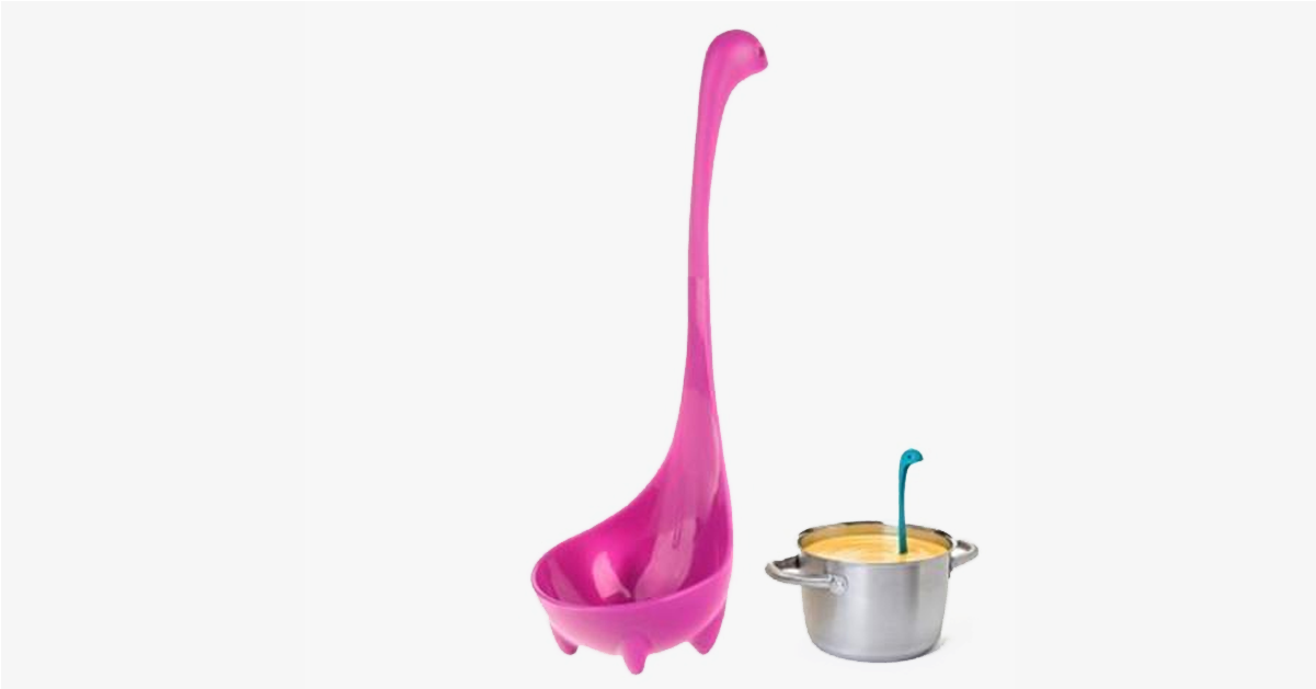 Loch Ness Monster Design Ladle - Frying Pan (1200x1200), Png Download