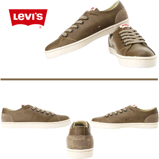 ~levis Khaki Sneaker Shoes - Suede (700x700), Png Download