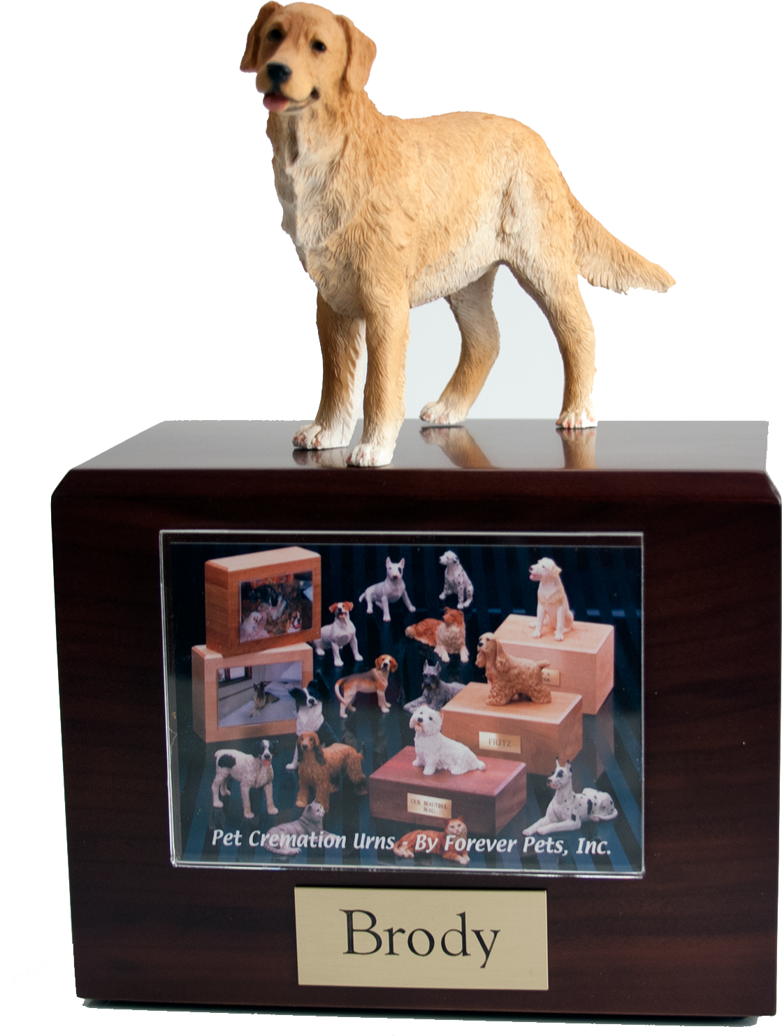 Golden Retriever-standing - Dog Figurines (1119x1482), Png Download