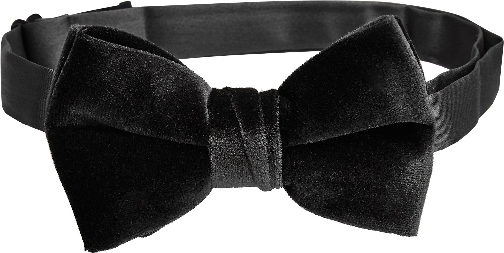 Black Velvet Bow Tie - Headband (3000x3000), Png Download