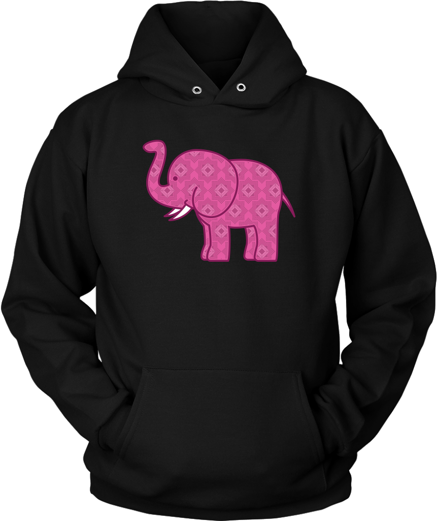 Pink Baby Elephant Hoodie - I M A Journalist What's Your Superpower (1024x1024), Png Download