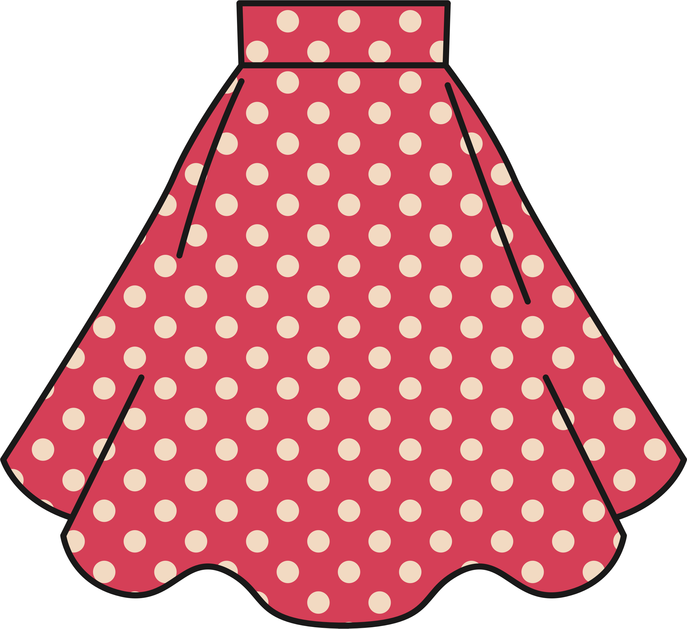 Big Image - Pvc Vintage Aprons Woman (2377x2177), Png Download